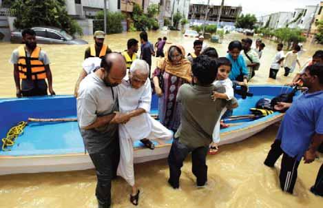 The torrential rains played havoc in Jhal Magsi, Hub, Naseerabad, Jaffarabad, Sibi, Bolan, and other parts of the province, with several houses collapsing under the downpour.