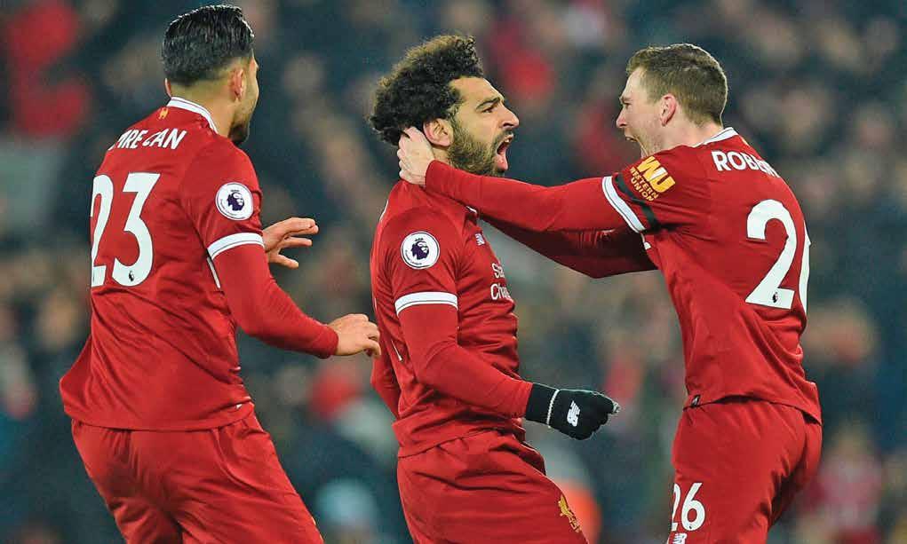 The home side gave an early signal of their intent when Roberto Firmino put Sadio Mane and, although his control was poor, the ball came to Mohamed Salah, whose strike was blocked.