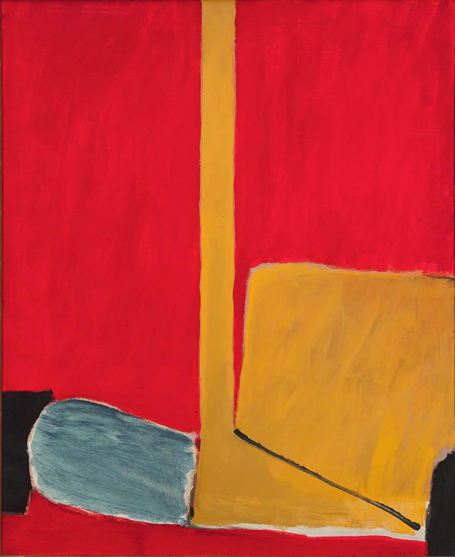 JOSÉ GUERRERO (1914 1991) Contención, 1976 Oil on canvas, 34 x 28 inches Signed, titled, inscribed, and