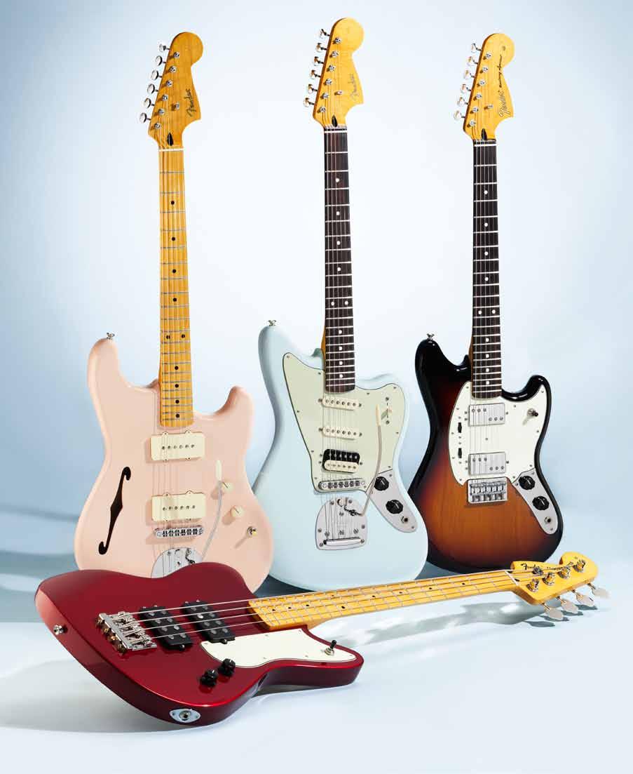 Series 2011 FMIC. Fender, Make History, Enforcer, Texas Special, Mustang, Stratocaster, Strat, Telecaster, Tele and the distinctive 2012 FMIC.
