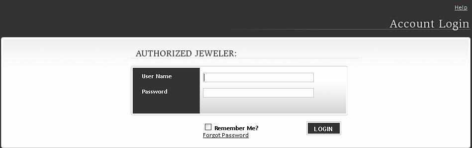 Note: Jeweler Kiosk is intended to be used with an up to date version of either Internet Explorer or Firefox.