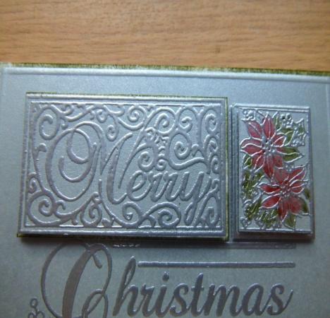 Shutters or Peeled Paint distress ink pad directly over the edges only on the card.
