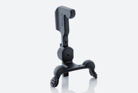 The gooseneck in clip Choose the desired gooseneck height and