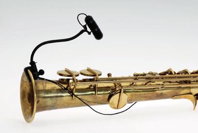 2. The saxohone family Soprano: For a round and warm character, place the 4099 Sax microphone as far
