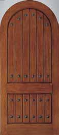 THE IWP AURORA OLD WORLD COLLECTION DOOR: A1322 MAHOGANY WOODGRAIN, CARAMEL FINISH With their unique charm, it s no wonder that door designs in this