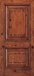 Woodgrain Panel Door, Mocha Finish,