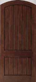 A1208 Knotty Alder Woodgrain Panel Door, Antique Caramel