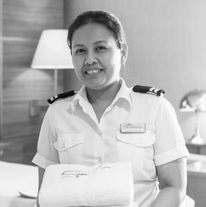 NEVERBA HOUSEKEEPING / MASSEUSE, ARABIC In 2016 Preciosa started sailing for the Crown Princess as a Massage Therapist.