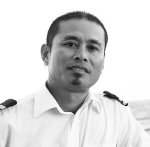 NICEAS GARTE BOSUN After finishing his Bachelor of Science in Marine Technology at the DAVAO Merchant Marine Academy, Niceas started his career in the Indian Ocean where he learned many