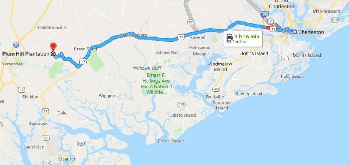 You May Be Wondering... How do I get to Plum Hill? The retreat is a little over an hour southwest of Charleston. Once you register, your welcome email will tell you exactly how to arrive!