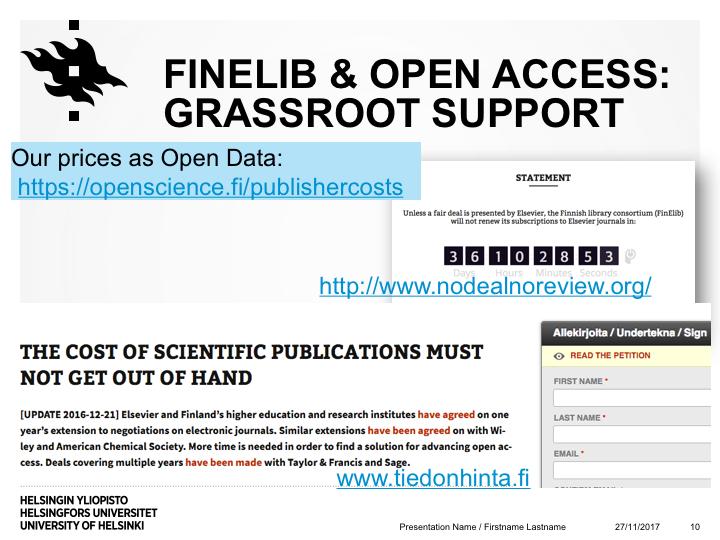 Lately, the negotiations of FinELib with large scientific publishers have not been easy.