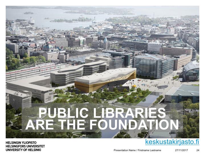 The new public library is being constructed in the very centre of Helsinki, facing the Parliament.