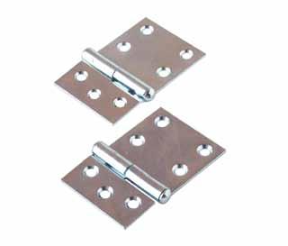 Butt hinge NK 550 left butt hinge» steel take-apart hinge for connecting the door and the side of the cabinet» electroplated surface finish NK 550 right butt hinge» steel take-apart hinge for