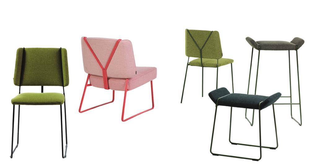 New additions to the FRANKIE family Frankie - Färg & Blanche 2015 saw the launch of FRANKIE a chair with a strong, unique style inspired by trouser braces and a name drawn from the world of Lindy Hop.