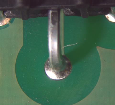 The maximum temperature of 245 C to 254 C is maintained for approximately ten to 40 seconds. The solder hardens during the cooling phase.