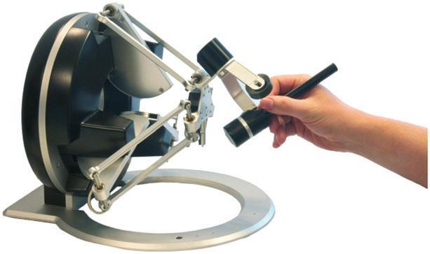 These methods and views are described below. Robotic method In the robotic method, the endoscopic instrument is controlled by an Omega 6 haptic device (Force Dimension, Nyon, Switzerland).