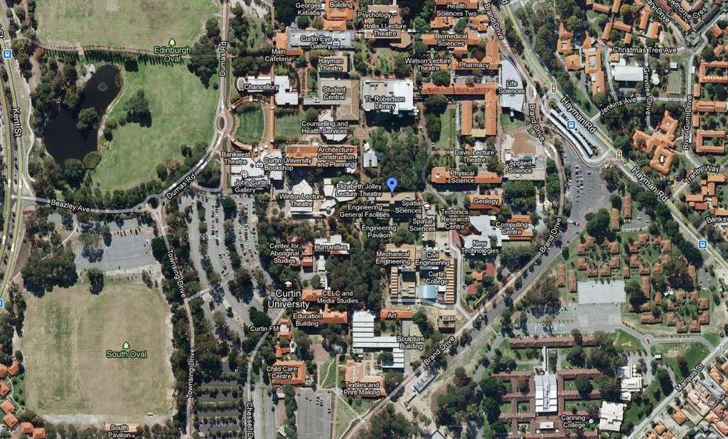 Location: Engineering Studio, 3 rd Floor, Building 204, Curtin University (see map and link below for building location) https://maps.google.com.au/maps/ms?