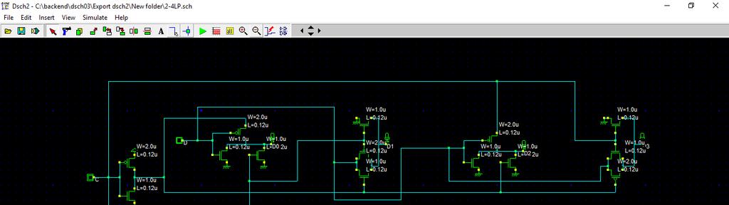Fig 2-4 LP line decoder schematic Fig: 4-16LP line decoder Fig