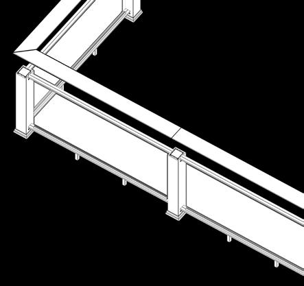 with Glass Infill 10 INSTALL TOP RAIL Cut Top Rail so that any seams fall at the center of a