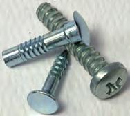 TRILOBULAR thread section Unlike screws with a circular section, the stress generated on the plastic during threading is concentrated on three points, reducing radial stress and thread forming torque.