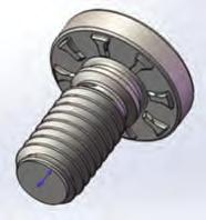Screws for special solutions CELOSTAMP CELOSTAMP is a solution for clinching of screws in thin metal sheets.