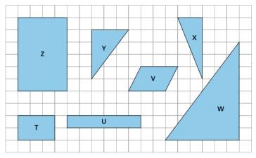 4. a. On grid paper, draw parallelogram ABCD with vertex coordinates A(0,2), B(6,2), C (8,6), and D(2,6) b.
