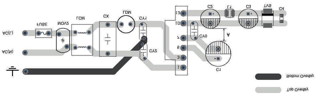TYPICAL APPLICATIONS Z M TEC NTC MOV L2 C + 2 0 L C2 C TVS C4 RL + + AC (L ) AC (N ) Figure : Typical application circuit Note: is Pi filter circuit.