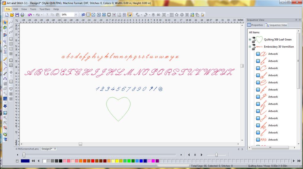 Adding Text and Shapes Open a new Design Page again and click on the Library button. From the folder Block Patterns choose the Heart shape.