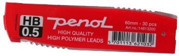 LEADS FOR MECHANICAL PENCILS Penol pencil leads 0,5-0,7-0,9 mm High quality high