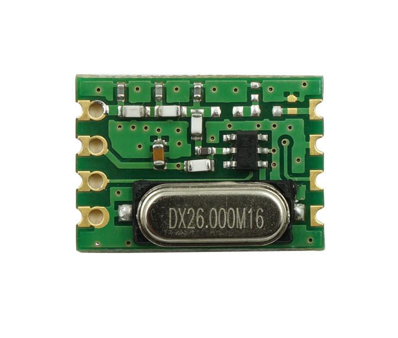 Features Embedded EEPROM RFM110 Low-Cost 240 480 MHz OOK Transmitter Very Easy Development with RFPDK All Features Programmable Frequency Range: 240 to 480 MHz OOK Modulation Symbol Rate: 0.