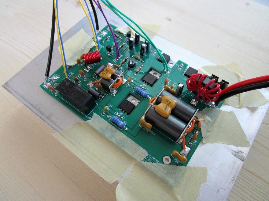 PCB Mounting to Heat Sink IMPORTANT - NOW THAT THE AMPLIFIER PCB HAS BEEN FULLY ASSEMBLED, IT MUST BE MOUNTED TO AN ADEQUATE HEAT SINK BEFORE THE BIAS ADJUSTMENT CAN BE PERFORMED.