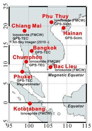 Data and Methodology Chumphon (10.72 ºN, 99.37 ºE) Bangkok (13.73 ºN, 100.