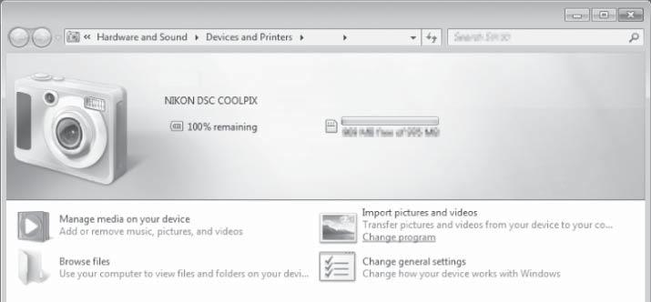 Utilizarea ViewNX 2 Transferul imaginilor pe computer 1 Alegeţi modul în care sunt copiate imaginile pe computer.