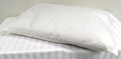 Pillow has heat sealed seams and an Ajustable Sealed Valve. Wipe down with mild detergent only.