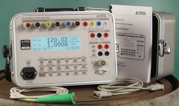 Power Calibrators and Meters 931A Power System Analyzer 930A Three Phase Power Monitor 929A Three Phase Power Meter With PowerDSA Digital System Analysis Accuracy of 0.05% of reading, 0.