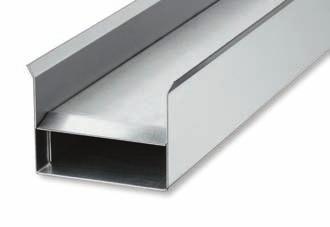 PLUS Guide channels made of steel plate standard design We also manufacture guide channels made of steel plate, custo mized for your application.