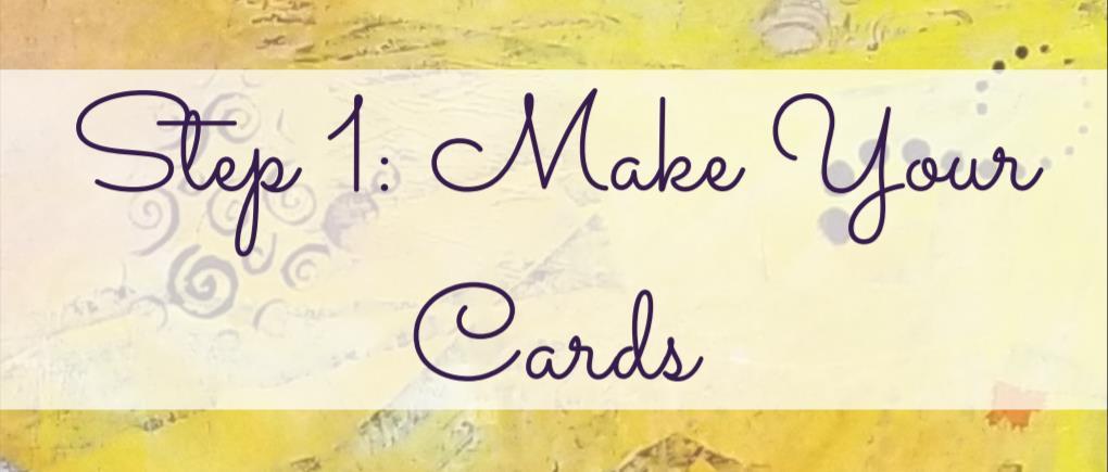 Watch the 3 videos of how to make your cards.