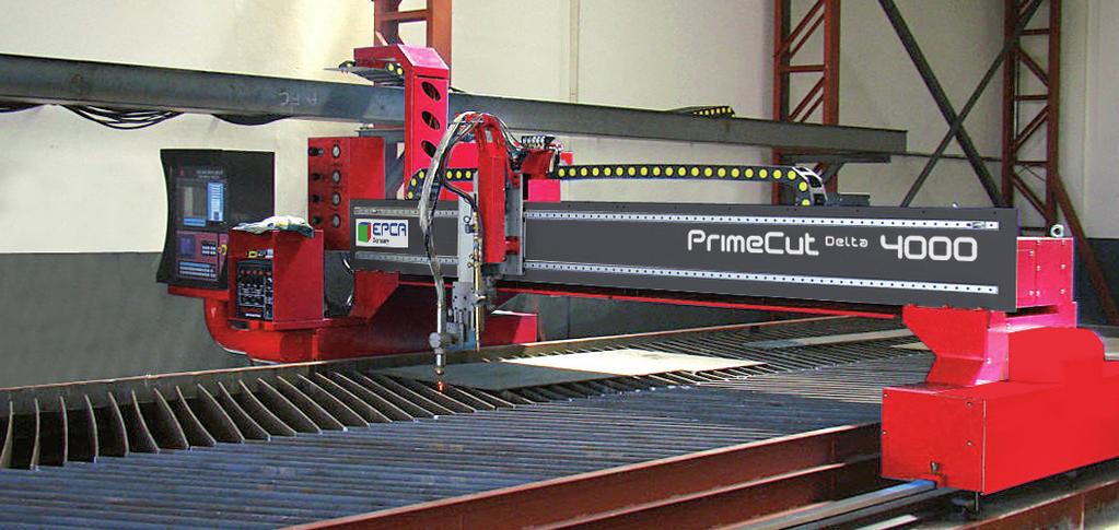 High Performance CNC-Cutting PrimeCut Delta Precision Plasma Rigid CNC cutting machine for harsh environments Up to 11.000 mm cutting width Up to 40.