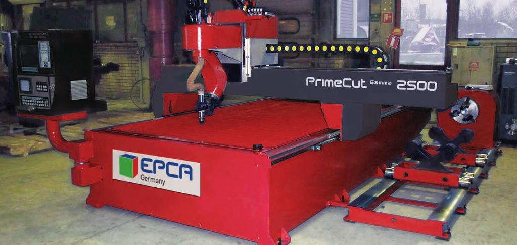 Small Size but Versatile The PrimeCut Gamma with 3D-Bevel Cutting Unit and Pipe Cutting Unit is ideally suited to cut miscellaneous steel tubes.