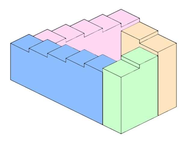 Illustratsioon 6. Näide puustruktuurist - kahendpuu 13. Penrose i treppe kolmemõõtmelises ruumis esineda ei saa. Küll aga saaks jätta illusiooni sellisest geomeetriast.