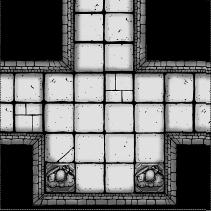 3D wall effect, half-squares and exits Nearly all of the corridors and rooms in this pack have visible walls which are intended to appear 3D as if looking from above.