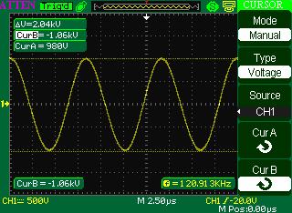 MEASURE System The oscilloscope displays the voltage in relation to time and tests the wave form displayed. There are scale, cursor and auto measure modes.