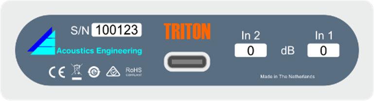 The Triton will then appear as USB Audio CODEC in the list of Playback or Recording devices. 3 Operation 3.