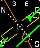 HSI Operation 6. Glideslope flag. This appears when the radio is tuned to a localizer and the glideslope is not valid. When this is active, there is no indicator mark on the GS scale. 7.