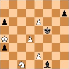 Andrzej Jasik (Poland) 1.Re5! Qc5! 2.c7+! [2.h6? Qxc6=] 2...Kd7 3.h6 [3.a7? Qc6=] 3...gxh6 4.a7 [4.g7? fxe5=] 4...Qc6! 5.g7 Qa8 6.Rf5! [6.Rxd5+? Ke7=; 6.Rh5? Ke7 7.Rxh6 d4! 8.Rh8 Qh1+ 9.Kg4 Qe4+=] 6.