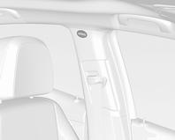Scaunele, sistemele de siguranţă 49 Sistemul de airbaguri pentru protecţia capului Sistemul airbag pentru protecţia capului este alcătuit din câte un airbag încorporat în capitonaj pe fiecare parte a