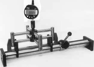 No operator influence during the gage mastering setup, hands-off mastering. The Setting Master special jaws (designed for each gage type) means repeatable, large diameter gage setups.