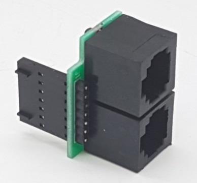 The splitter connects into either DYN2 or DYN4 JP2 ports and splits the CAN_H, CAN_L and Ground signals
