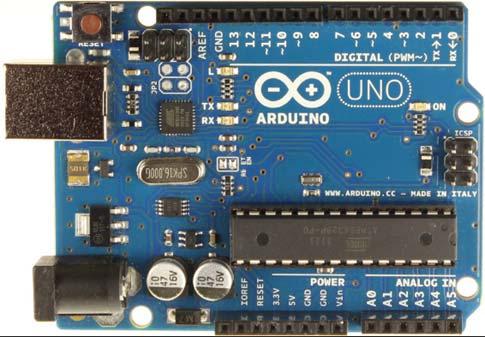 Figure 2: Arduino Uno R3 Microcontroller 2.2 Obstacles and Dangers Detection Unit. This unit consists of three types of sensors: 2.2.1 Ultrasonic sensor. 2.2.1.1 Ultrasonic basics.