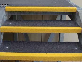 Ideal for industrial, commercial or public stairways and landings, the SlipGrip range can be applied to a variety of surfaces, including concrete, steel and wood on either new or worn out
